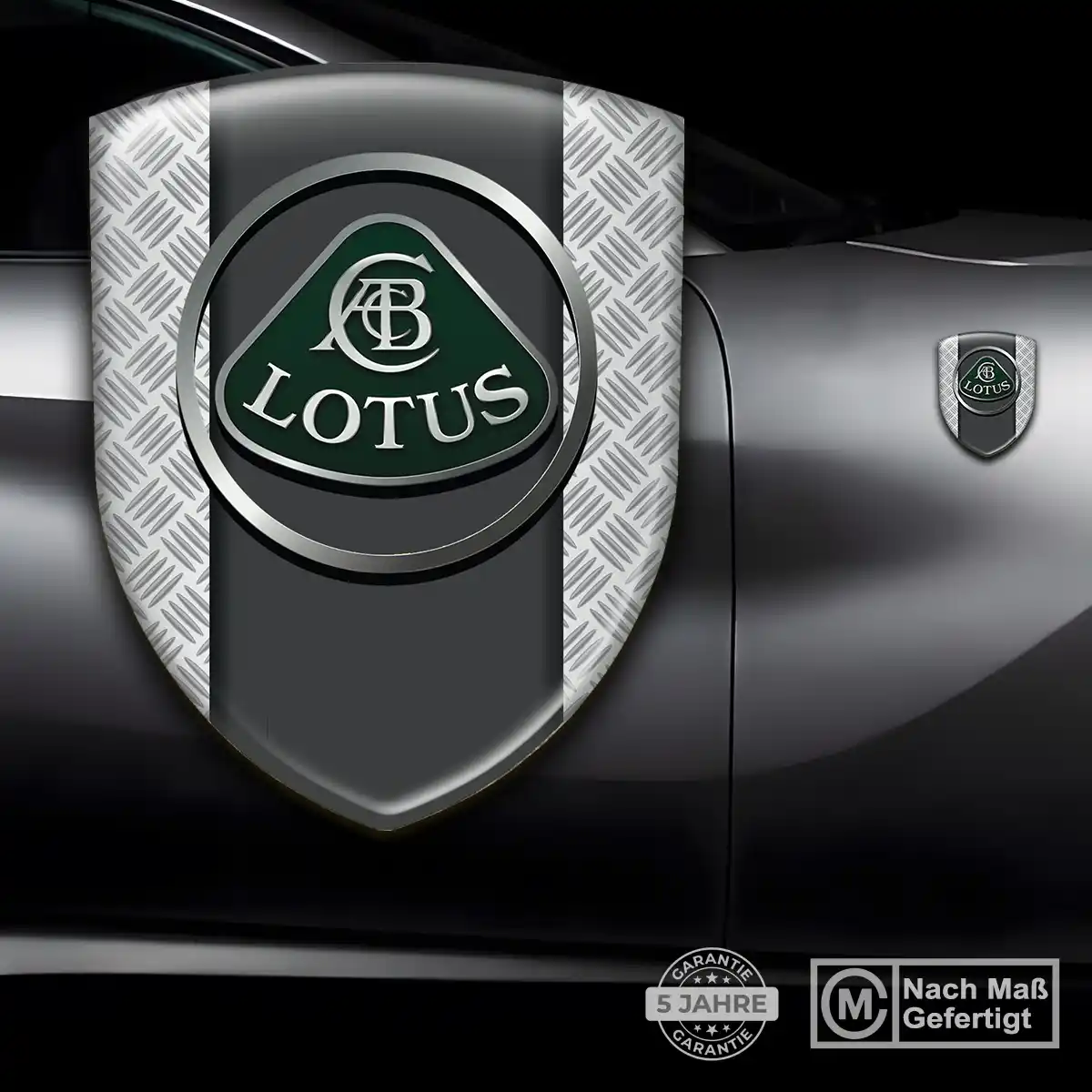 Lotus Embleme Silikon Aufkleber Edles Design
