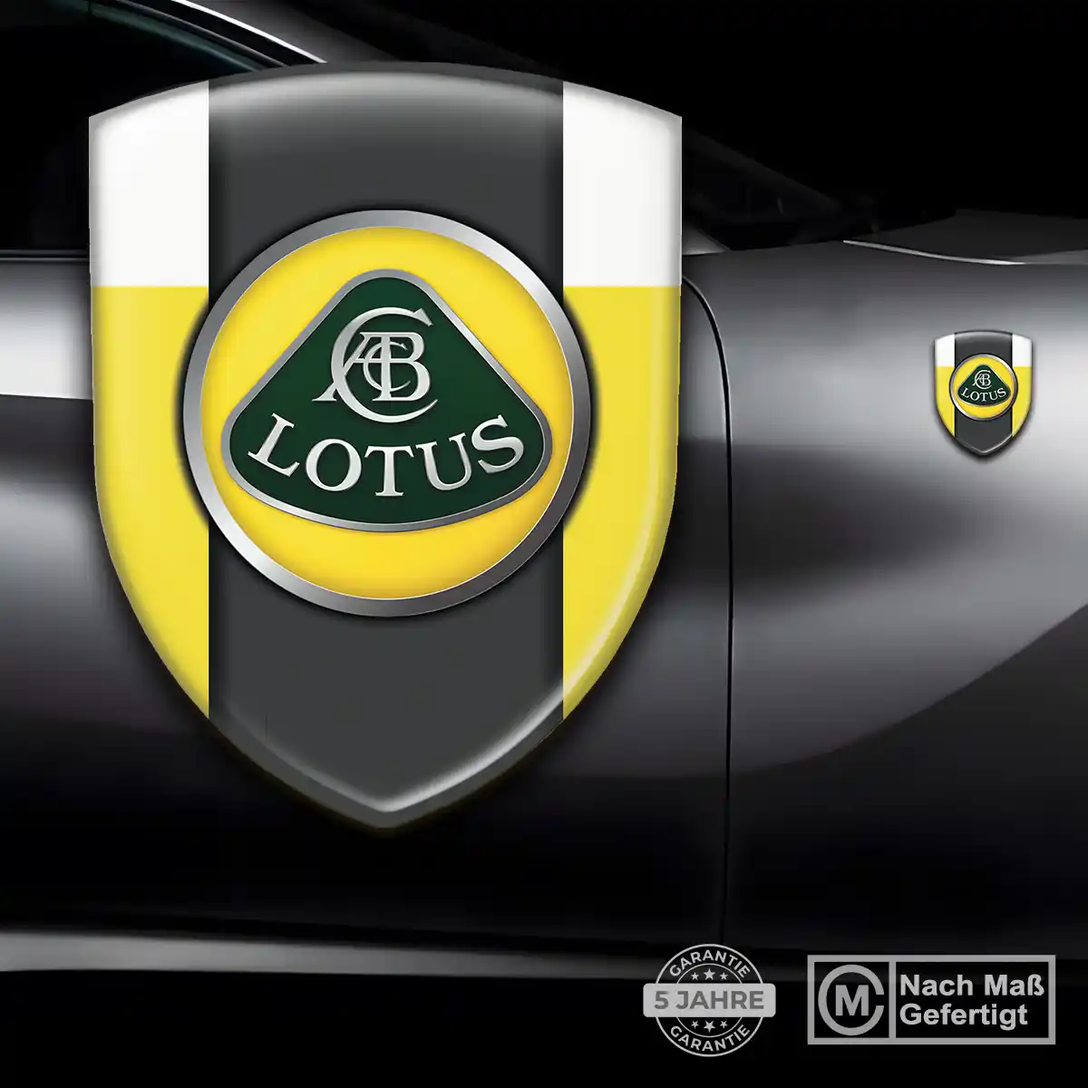 Lotus Embleme Silikon Aufkleber Elegantes Design