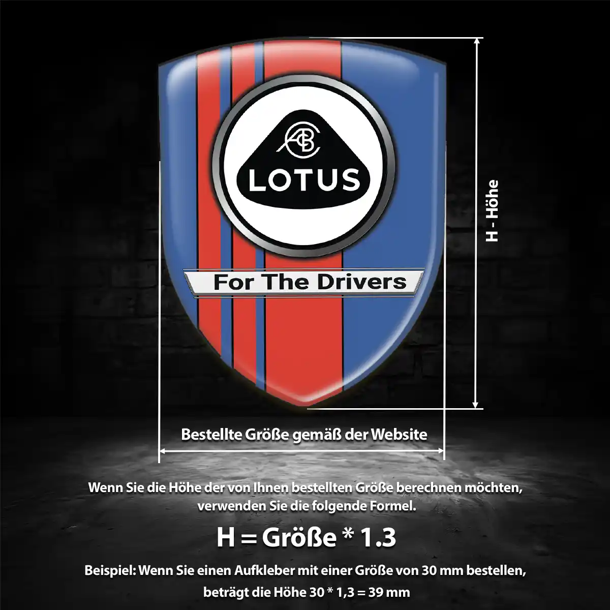 Lotus Embleme Silikon Aufkleber Hochwertiges Harz