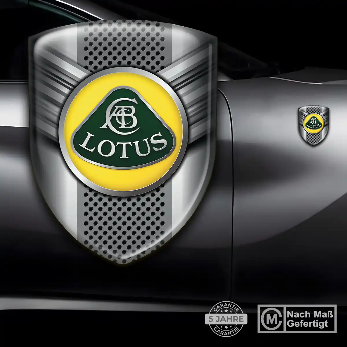 Lotus Embleme Silikon Aufkleber Markenedition