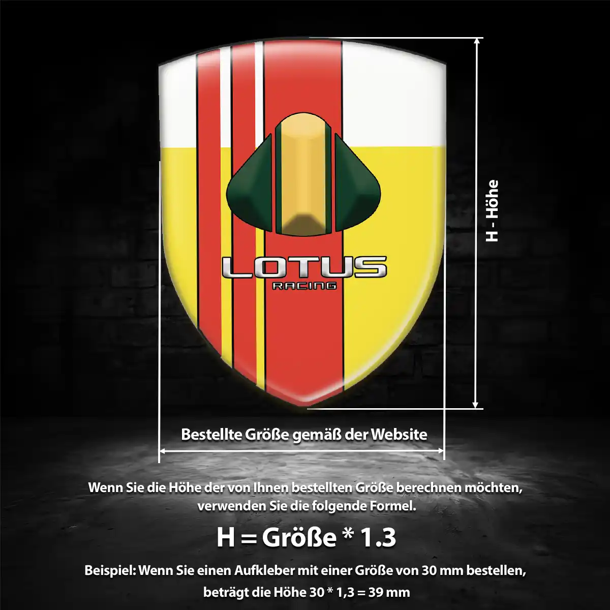 Lotus Embleme Silikon Aufkleber Modernes Design