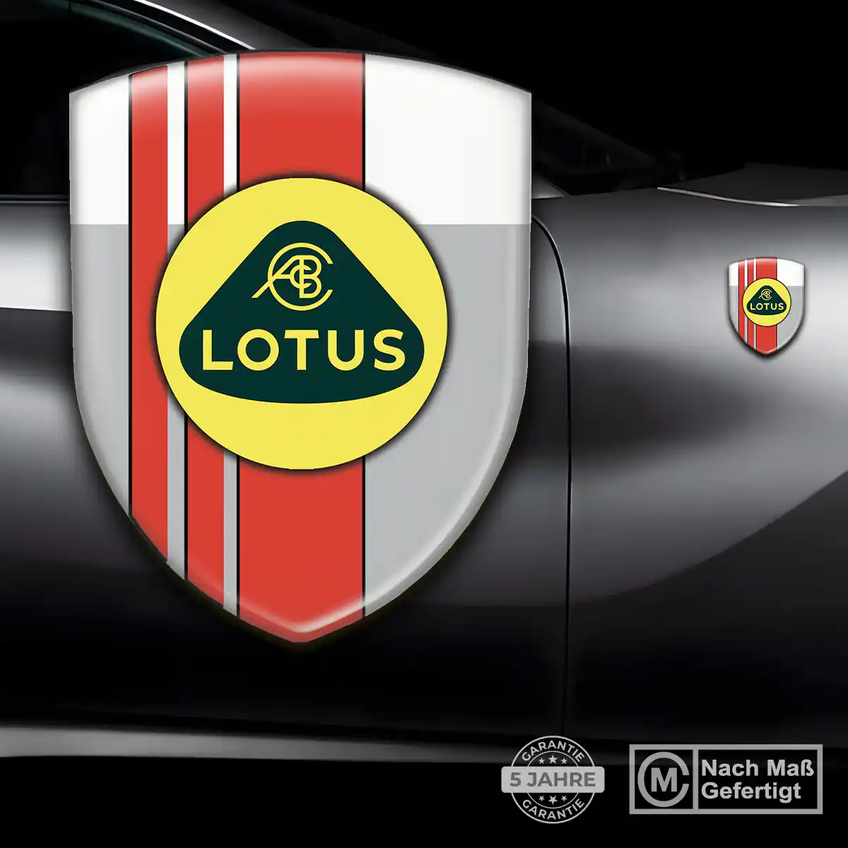 Lotus Embleme Silikon Aufkleber Premiumqualität