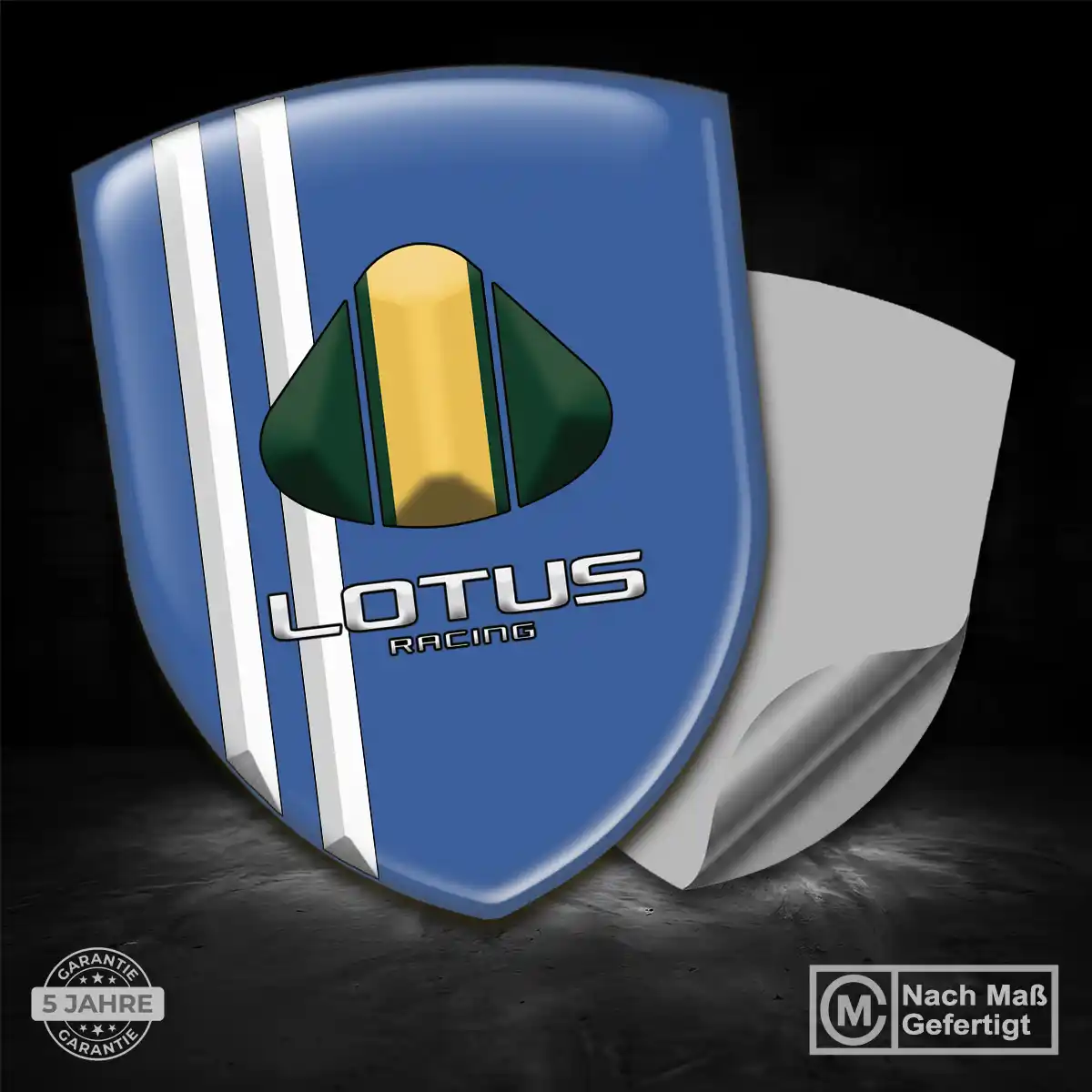 Lotus Embleme Silikon Aufkleber Tuningfahrzeug