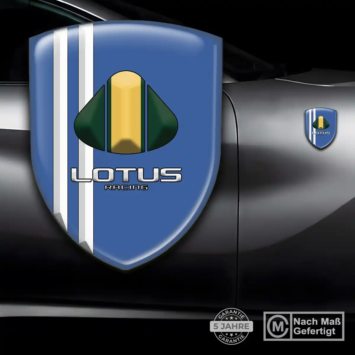 Lotus Embleme Silikon Aufkleber Tuningfahrzeug