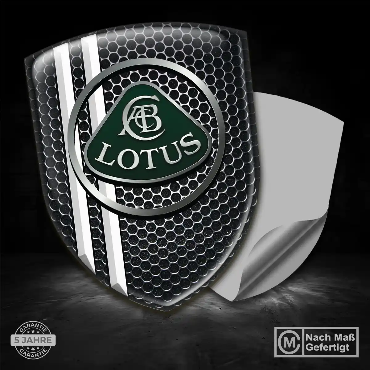 Lotus Embleme Tuningfahrzeug