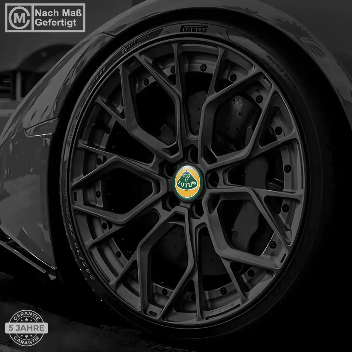 Lotus Radmitte Aufkleber Stilvolles Design