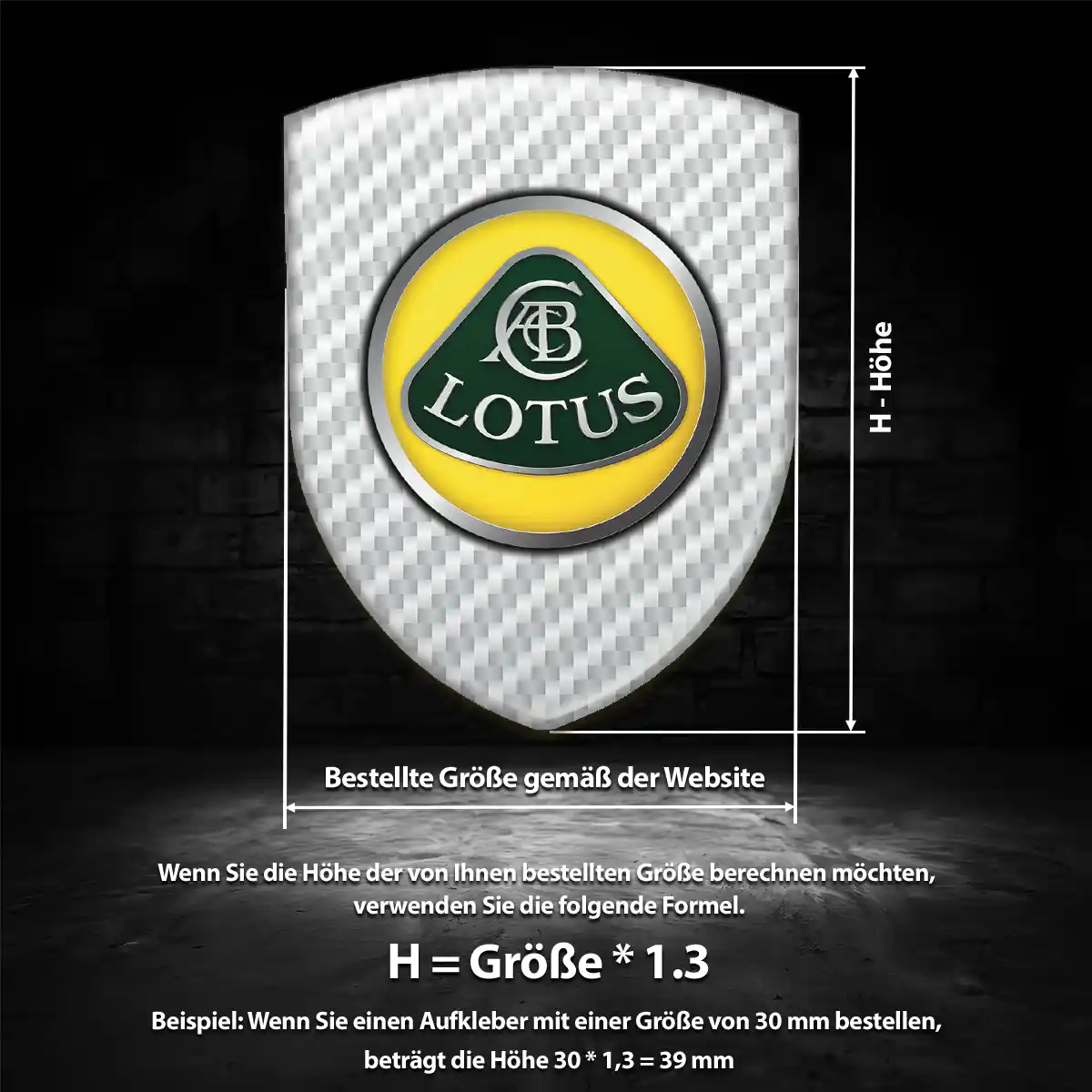 Lotus Silikon Aufkleber Auto Anspruchsvolles Design