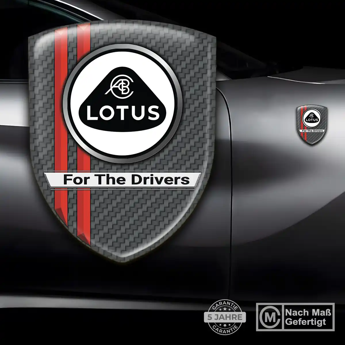 Lotus Silikon Aufkleber Auto Elegantes Design