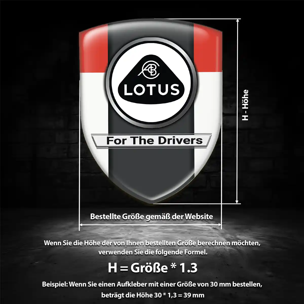 Lotus Silikon Aufkleber Auto Modernes Design