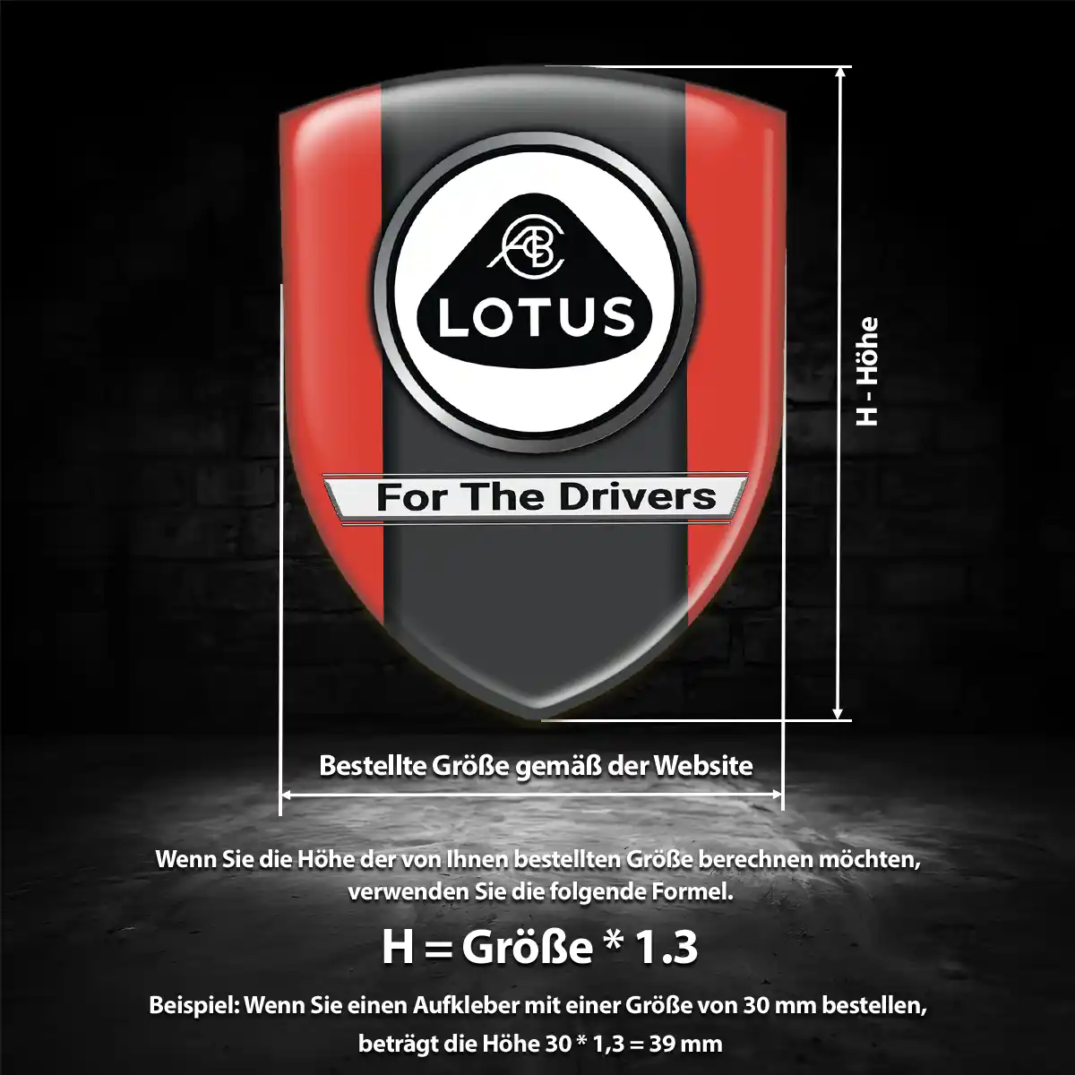 Lotus Silikon Aufkleber Auto Stilvolles Design