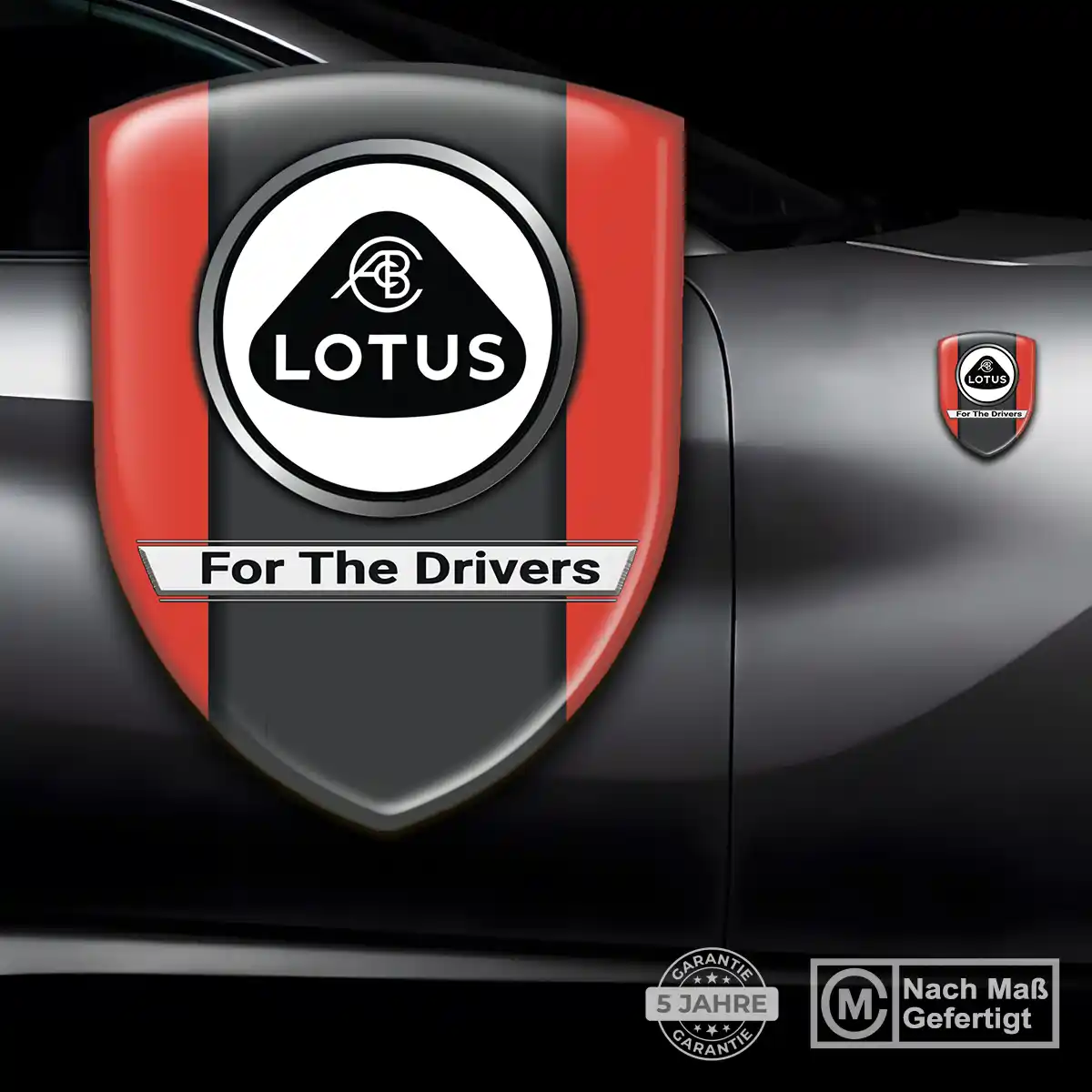 Lotus Silikon Aufkleber Auto Stilvolles Design