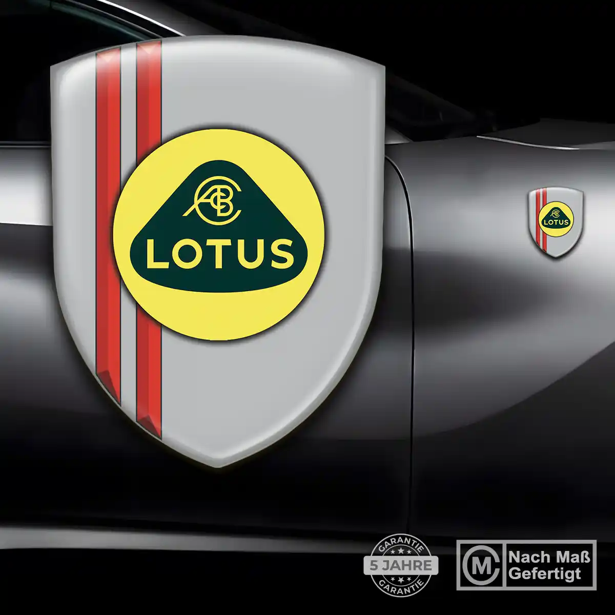 Lotus Silikon Aufkleber Edles Design