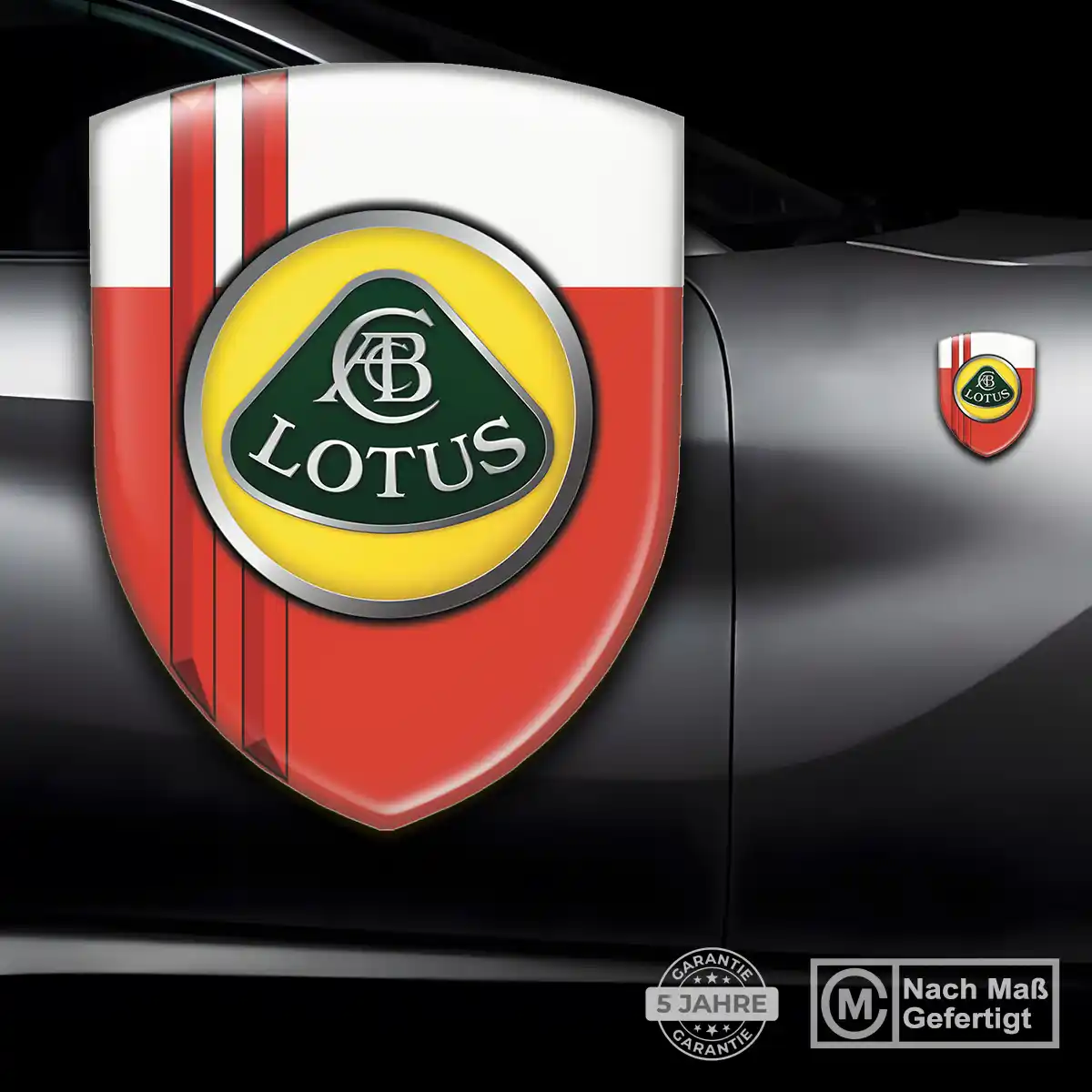 Lotus Silikon Aufkleber Embleme Ausdrucksstarkes Design