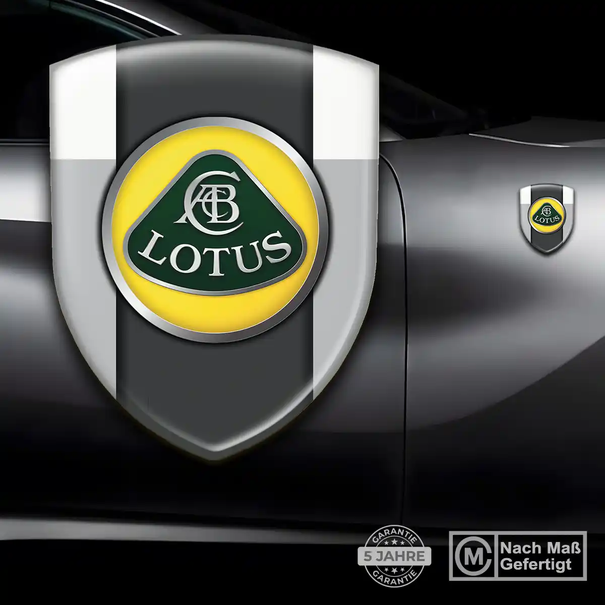 Lotus Silikon Aufkleber Embleme Auto Edles Design