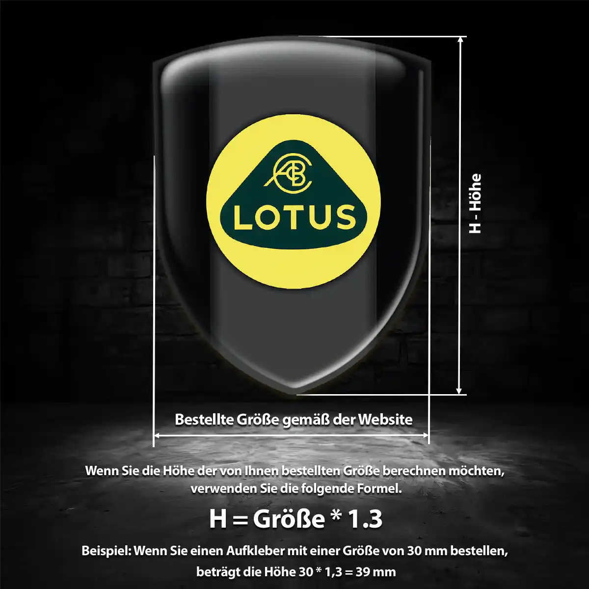 Lotus Silikon Aufkleber Embleme Auto Elegantes Design