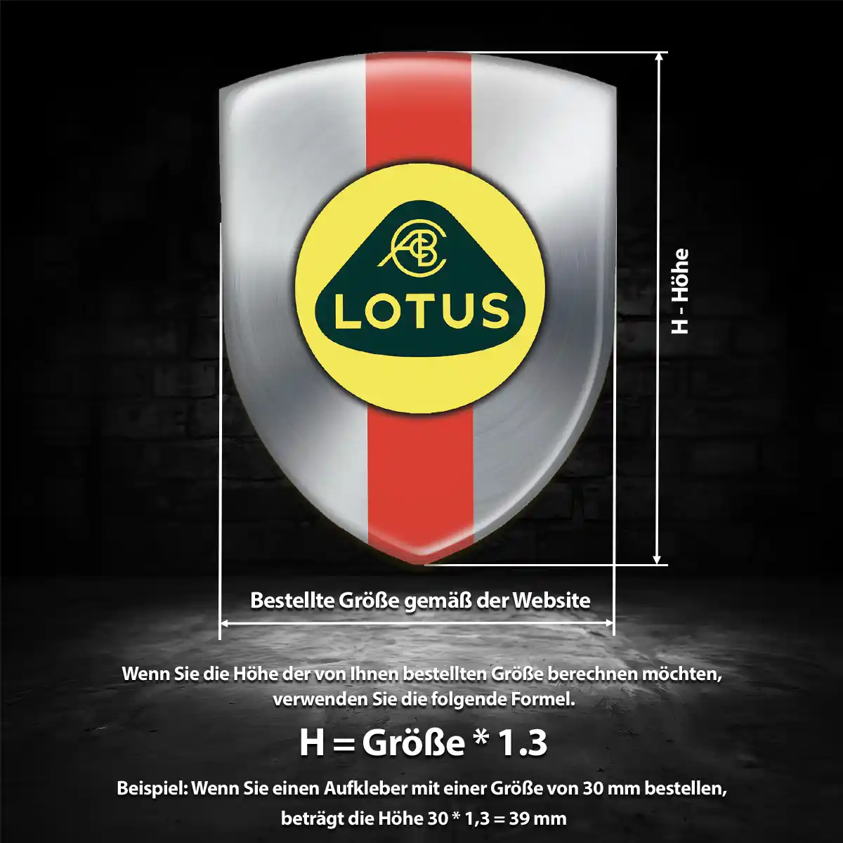 Lotus Silikon Aufkleber Embleme Auto Exterieurdesign