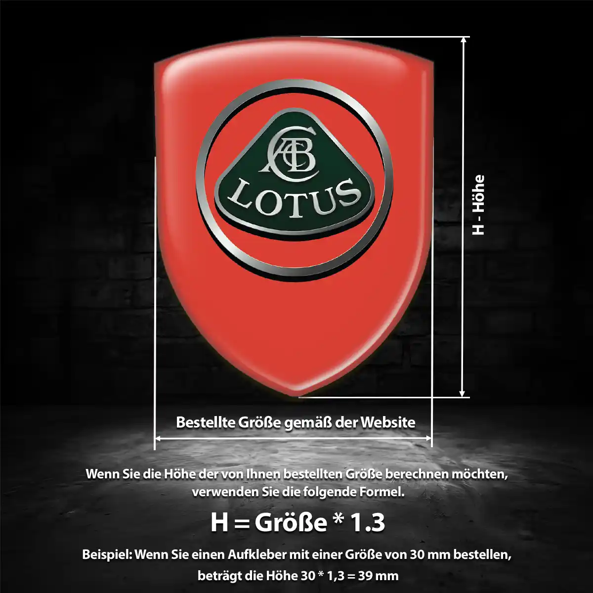 Lotus Silikon Aufkleber Embleme Auto Hochwertiges Harz
