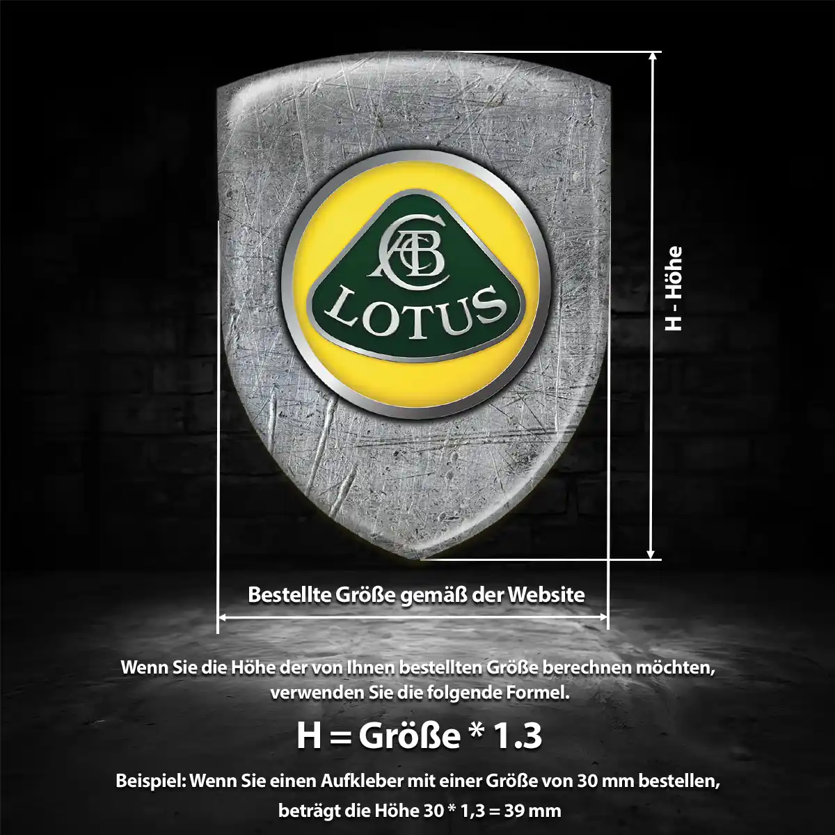 Lotus Silikon Aufkleber Embleme Auto Hohe Qualität