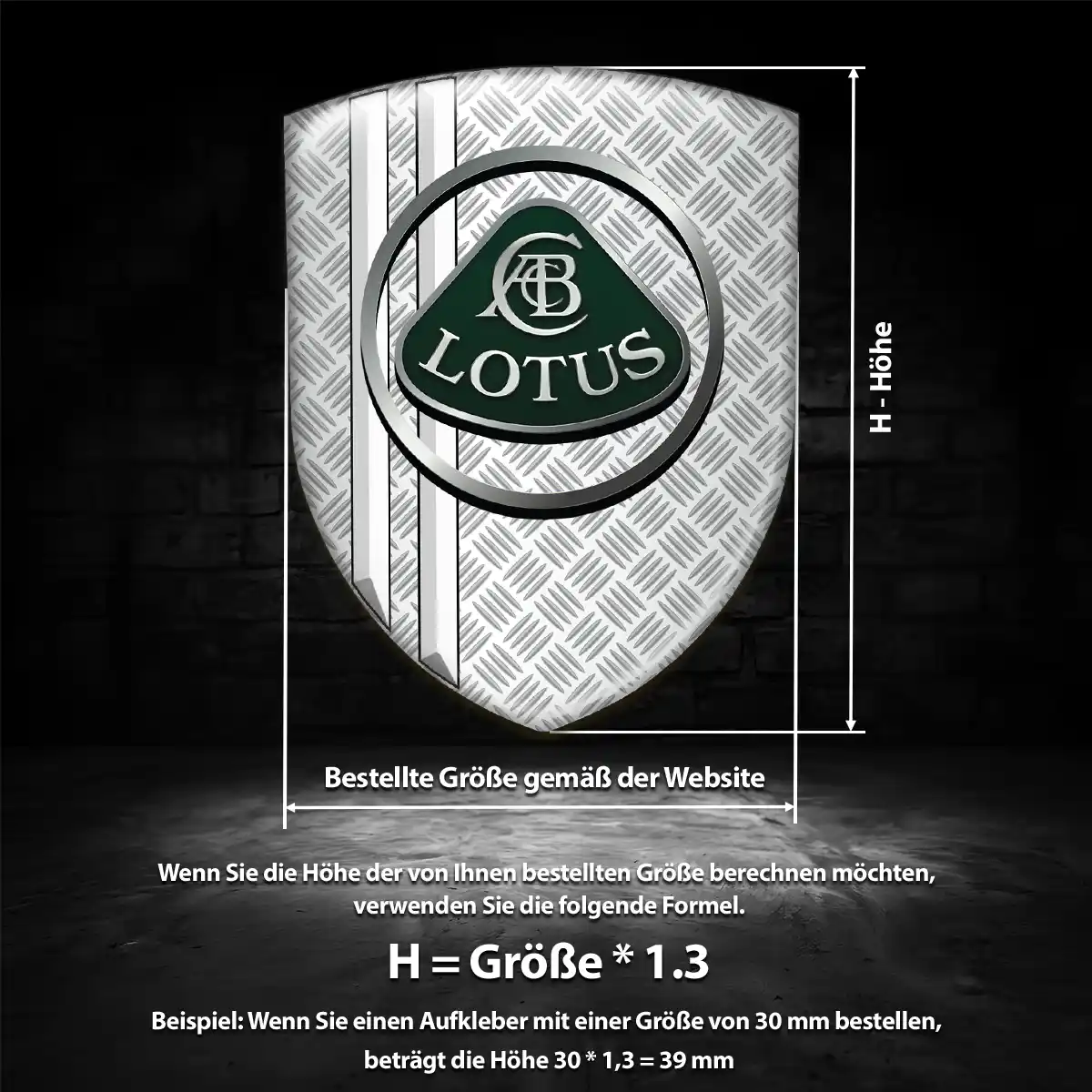 Lotus Silikon Aufkleber Embleme Auto Limitierte Auflage