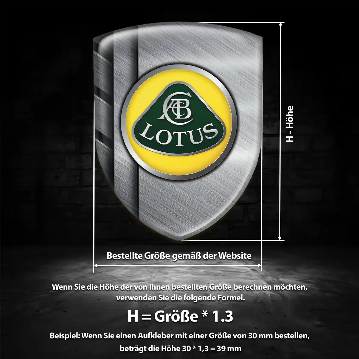Lotus Silikon Aufkleber Embleme Auto Luxus-Edition