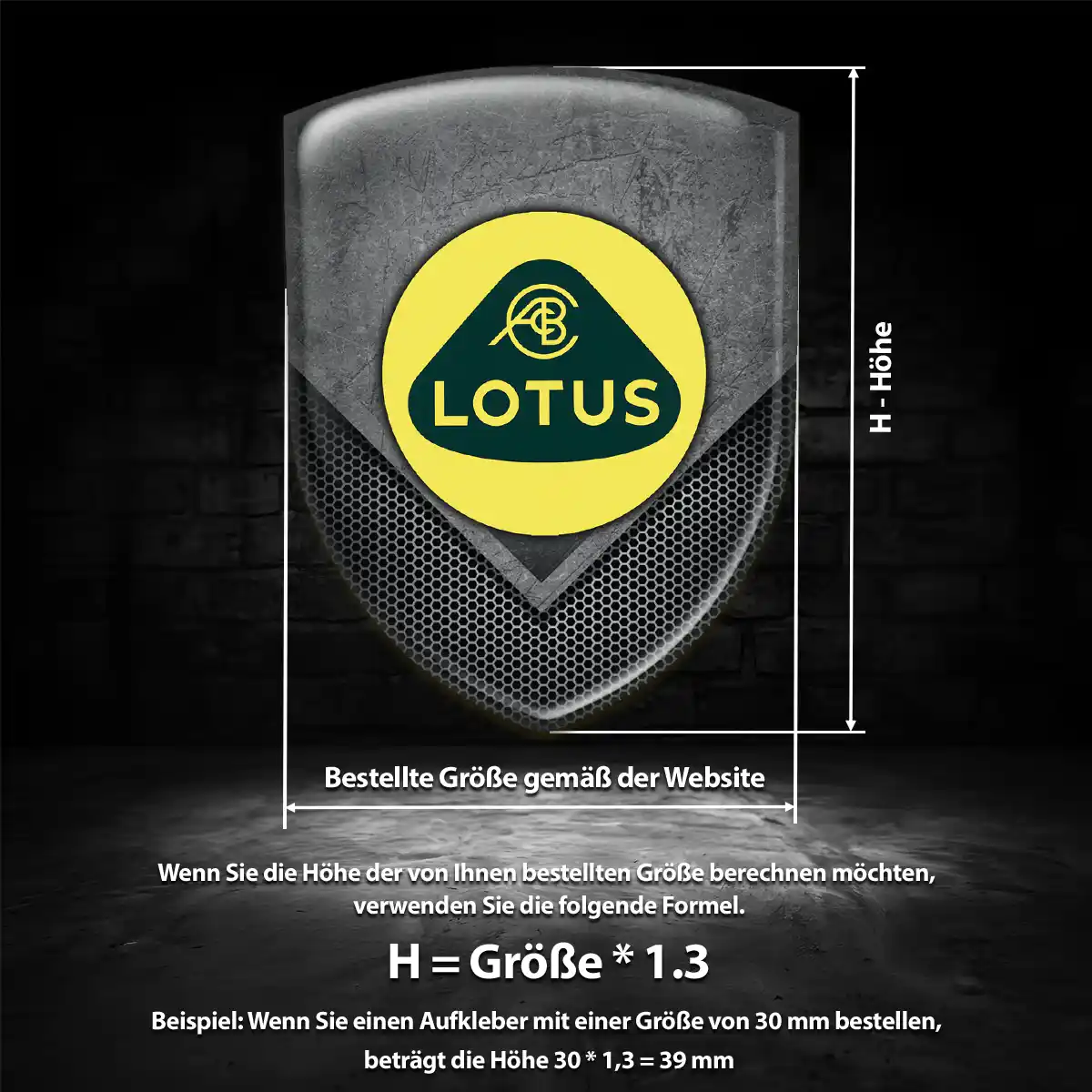 Lotus Silikon Aufkleber Embleme Auto Markenedition