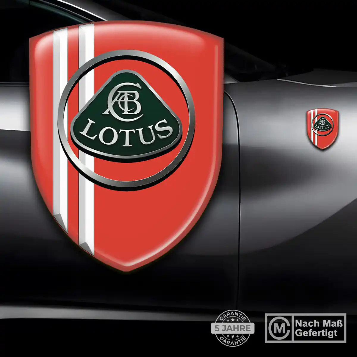 Lotus Silikon Aufkleber Embleme Auto Tuningfahrzeug