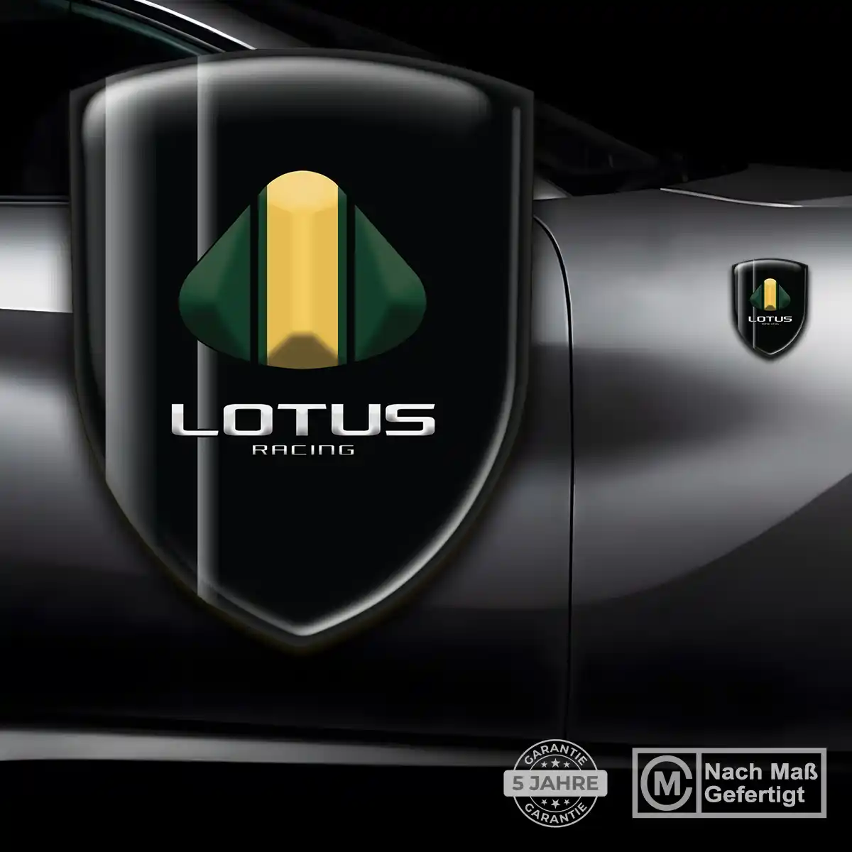 Lotus Silikon Aufkleber Embleme Edles Design