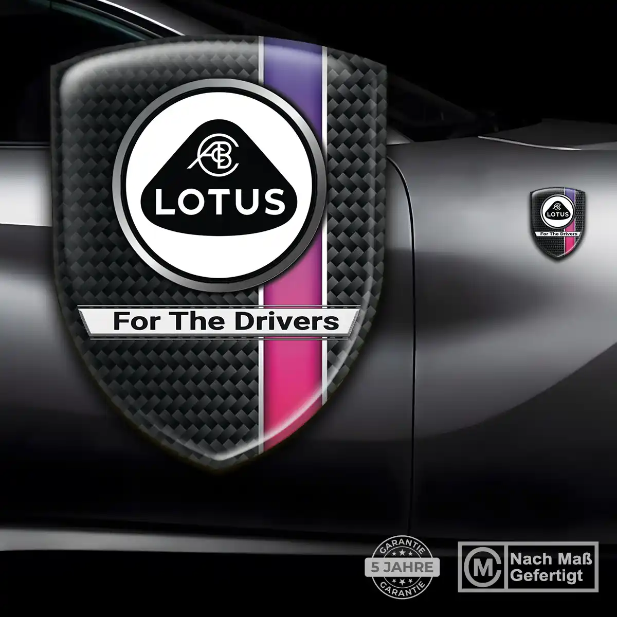 Lotus Silikon Aufkleber Embleme Elegantes Design