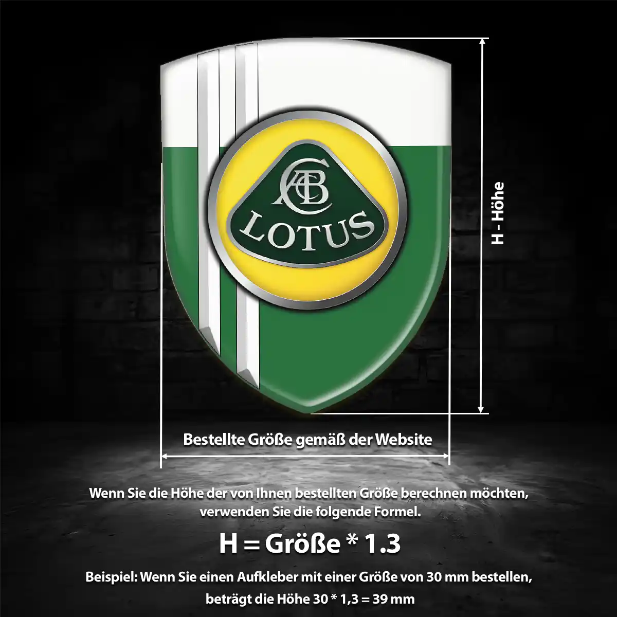 Lotus Silikon Aufkleber Embleme Limitierte Auflage