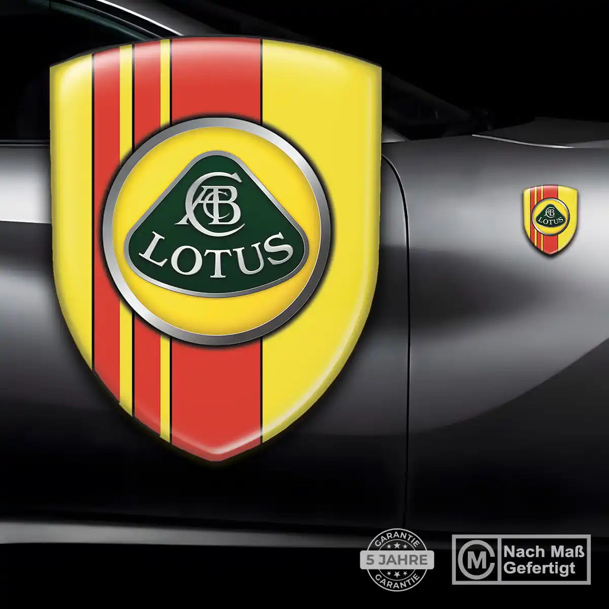 Lotus Silikon Aufkleber Embleme Markenedition