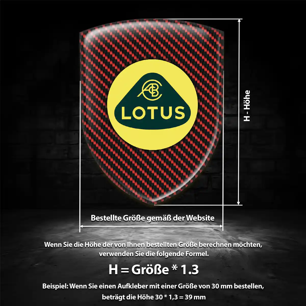 Lotus Silikon Aufkleber Embleme Modernes Design