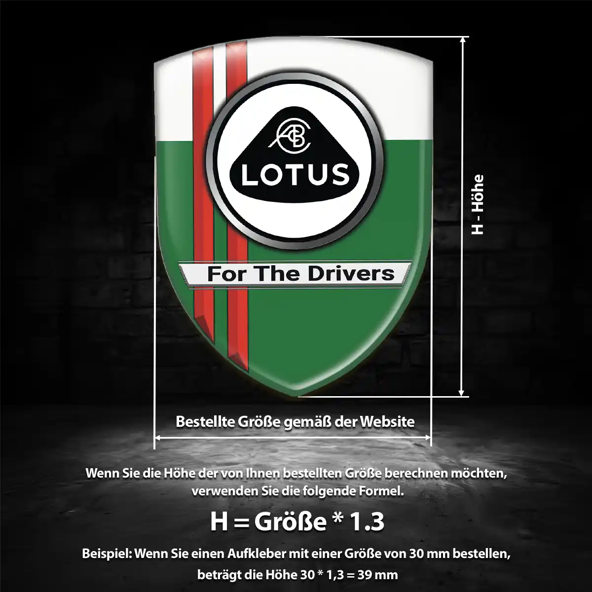 Lotus Silikon Aufkleber Embleme Premiumqualität