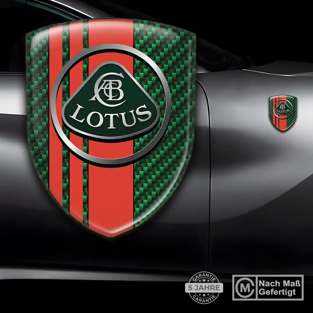 Lotus Silikon Aufkleber Embleme Tuningfahrzeug