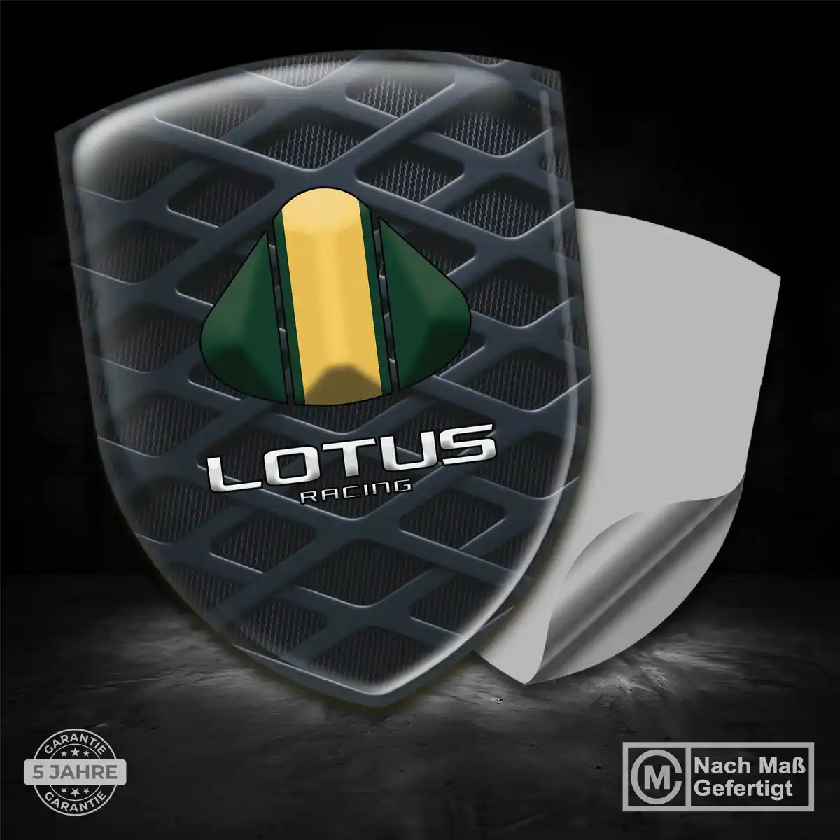 Lotus Silikon Aufkleber Hochwertiges Harz