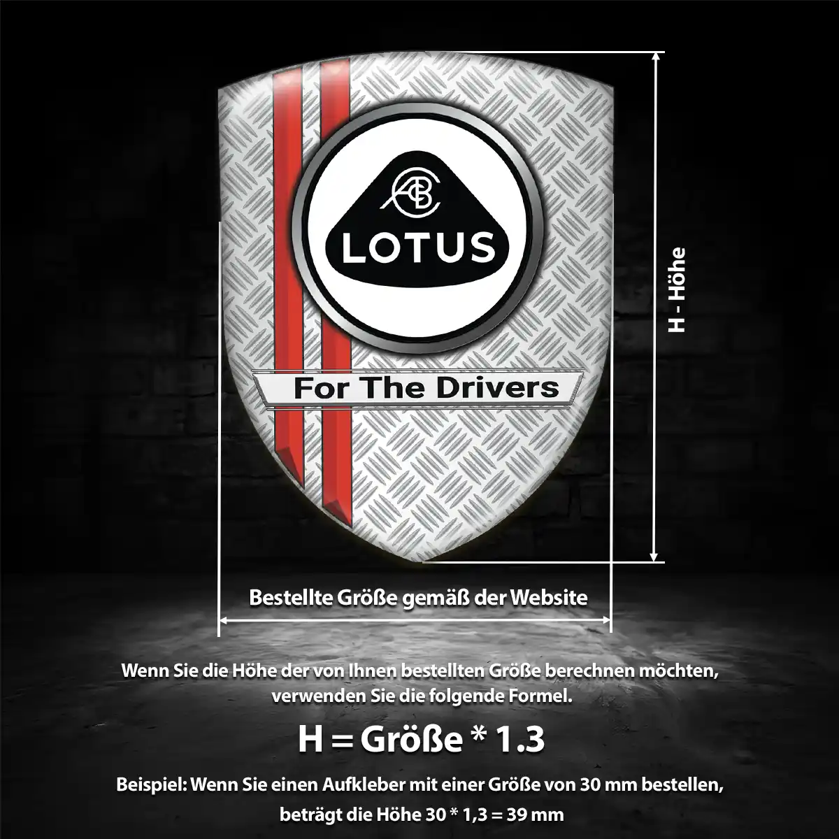 Lotus Silikon Aufkleber Modernes Design