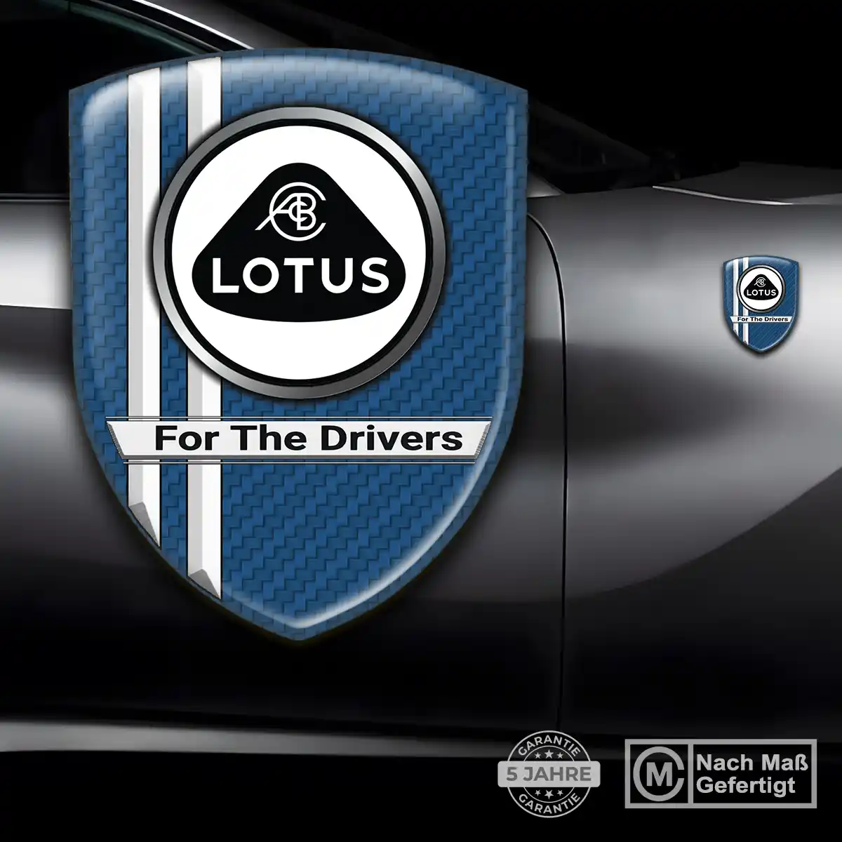 Lotus Silikon Aufkleber Premium-Edition