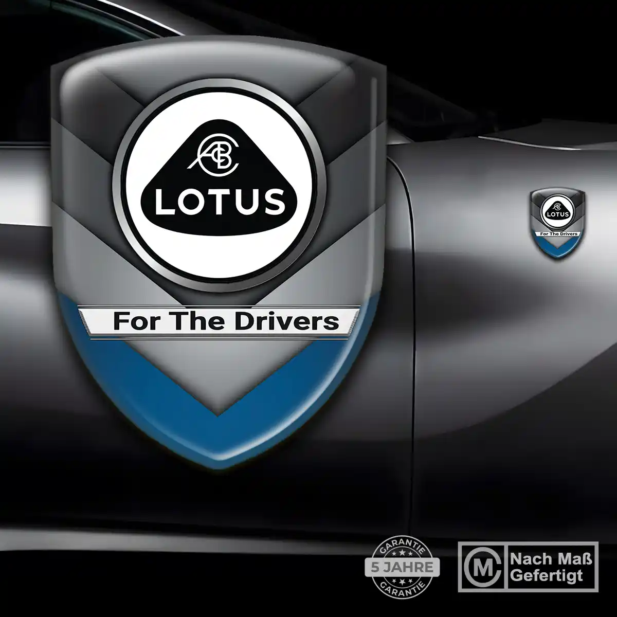 Lotus Silikon Aufkleber Wappen Anspruchsvolles Design