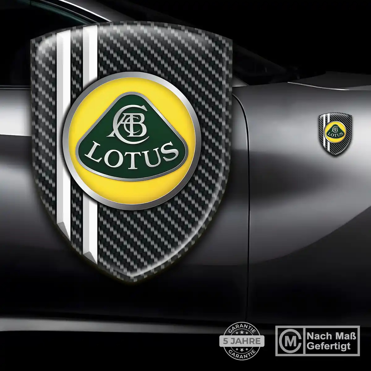 Lotus Silikon Aufkleber Wappen Ausdrucksstarkes Design