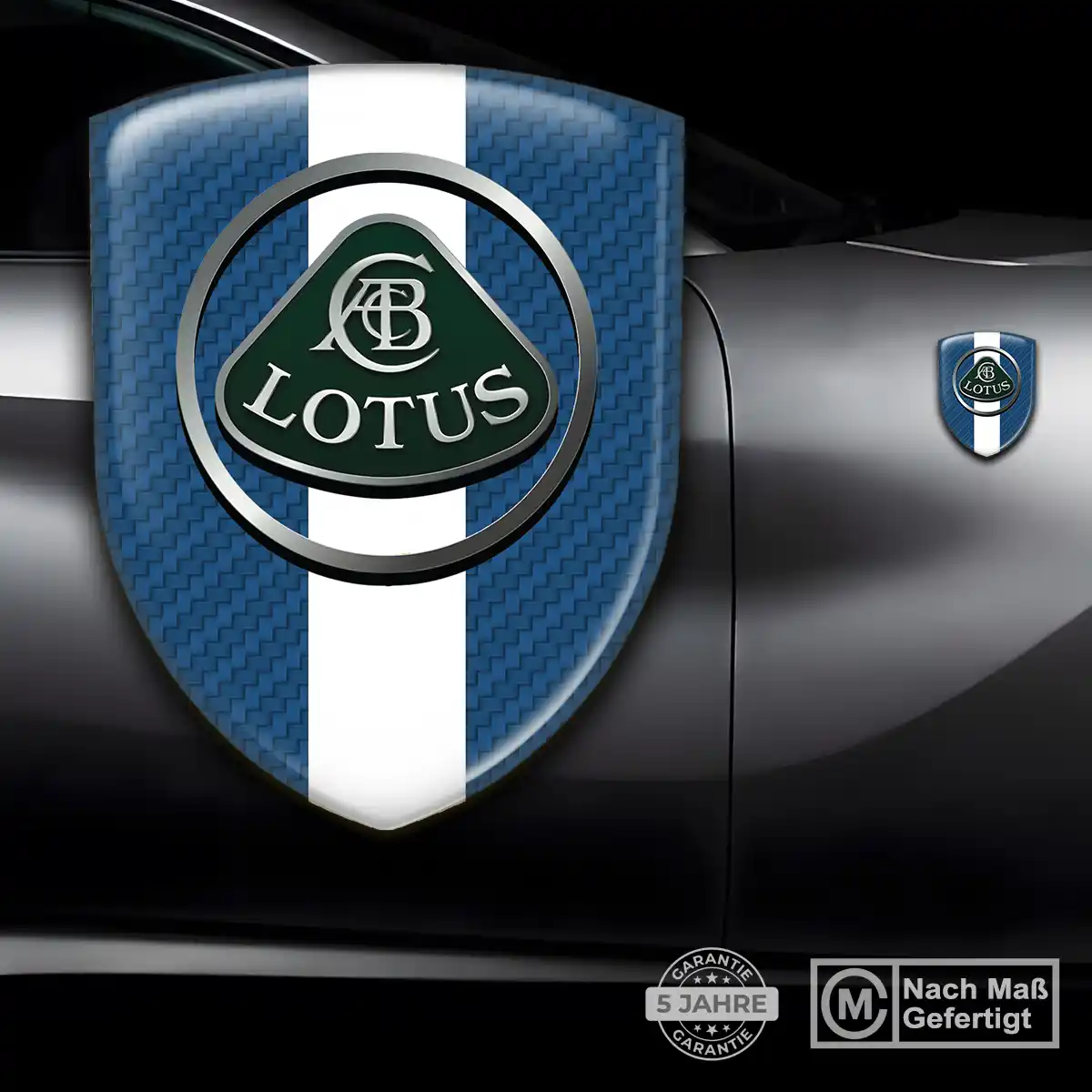 Lotus Silikon Aufkleber Wappen Auto Elegantes Design