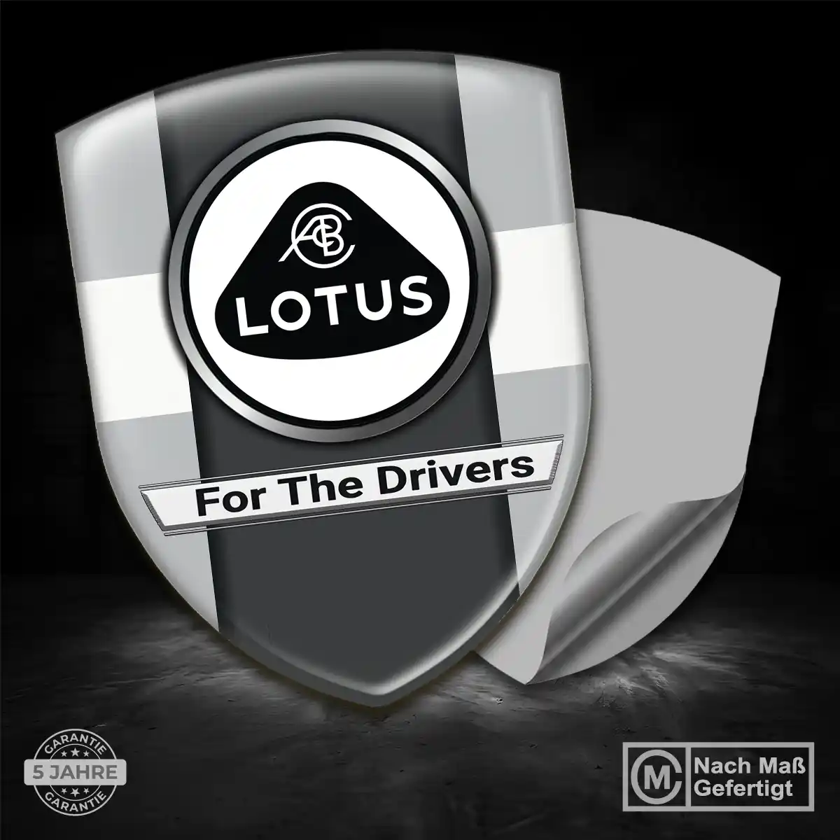 Lotus Silikon Aufkleber Wappen Auto Exterieurdesign