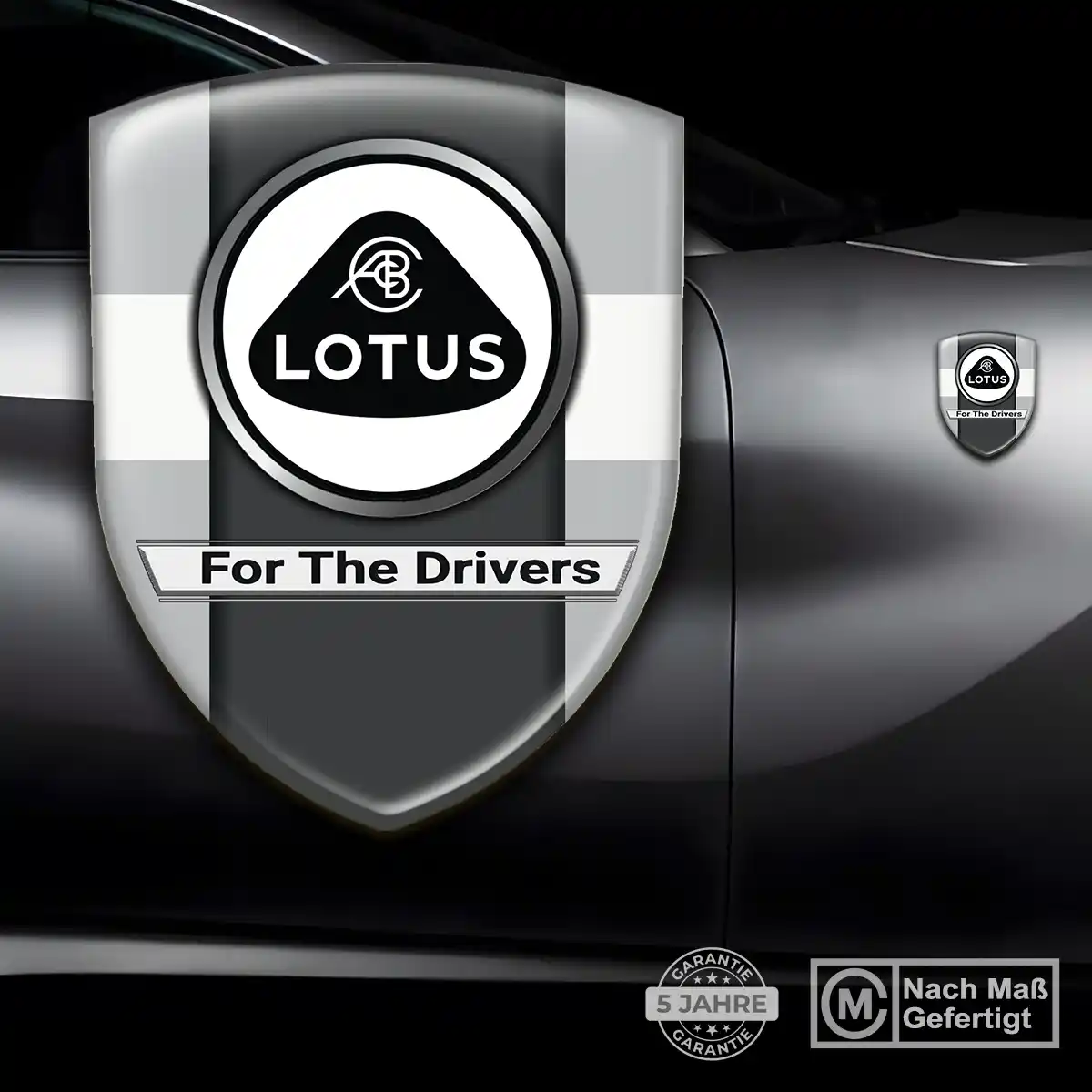 Lotus Silikon Aufkleber Wappen Auto Exterieurdesign