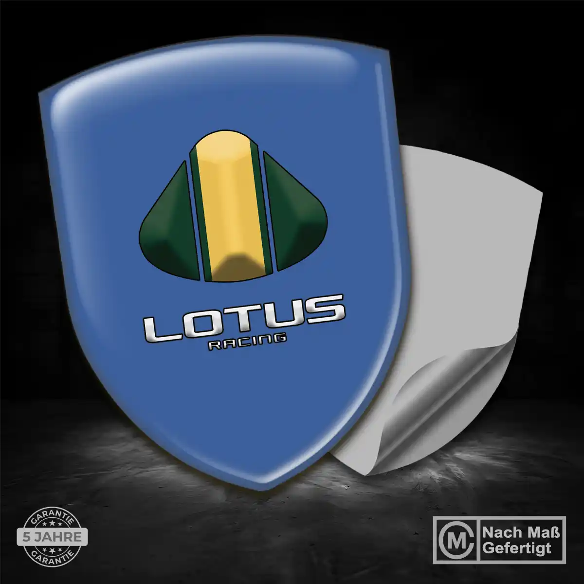 Lotus Silikon Aufkleber Wappen Auto Hochwertiges Harz