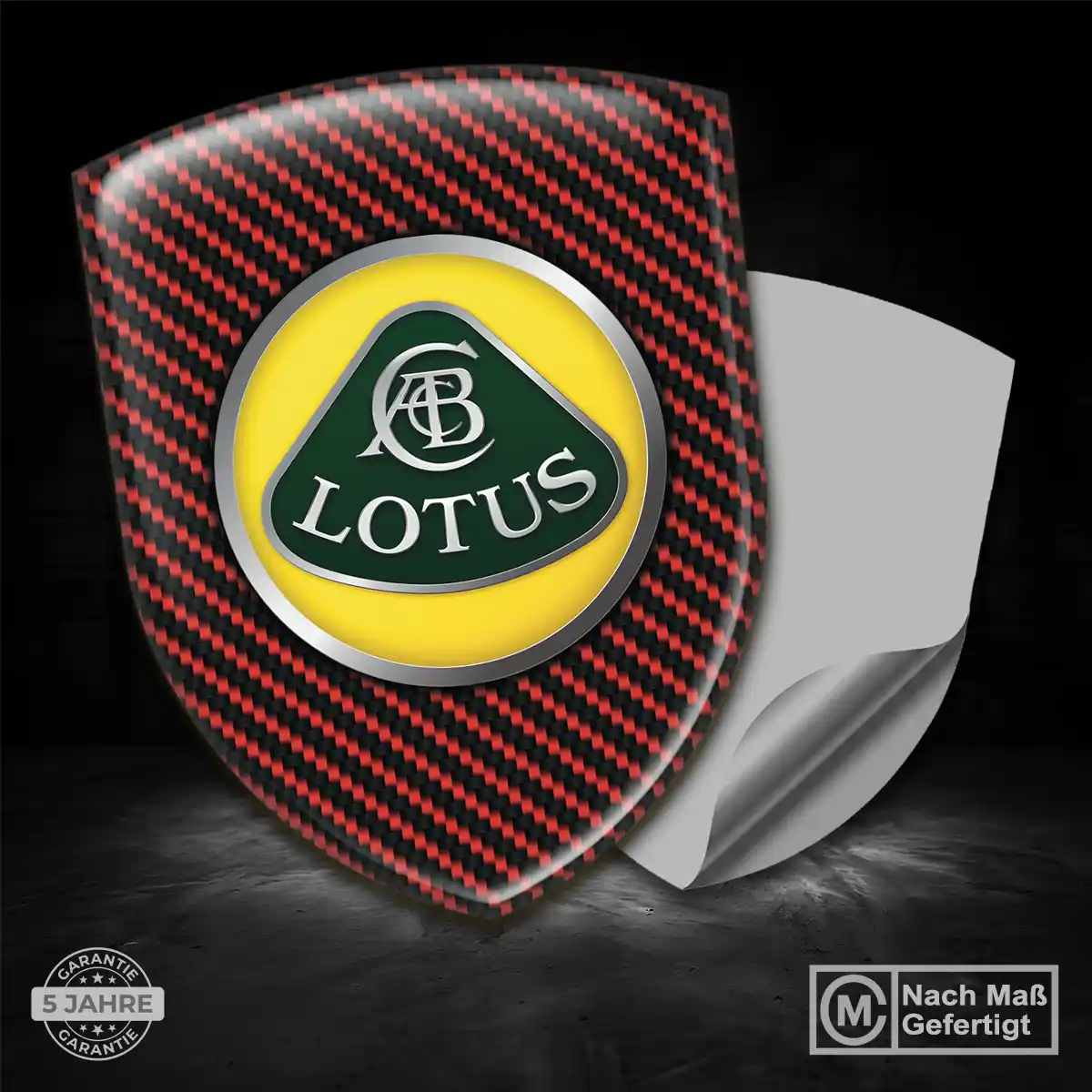 Lotus Silikon Aufkleber Wappen Auto Hohe Qualität