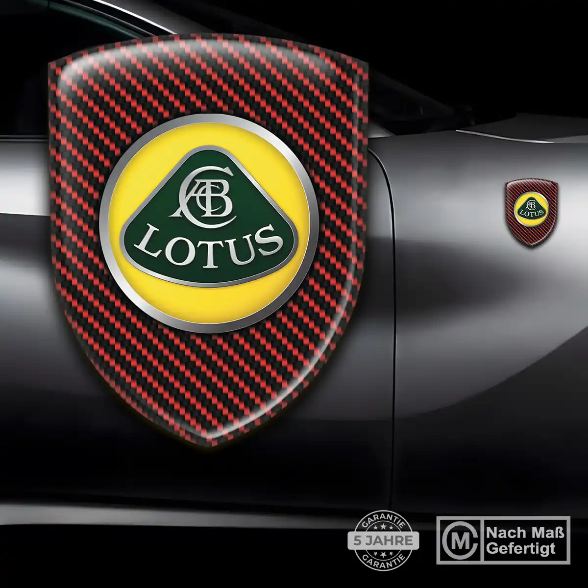 Lotus Silikon Aufkleber Wappen Auto Hohe Qualität