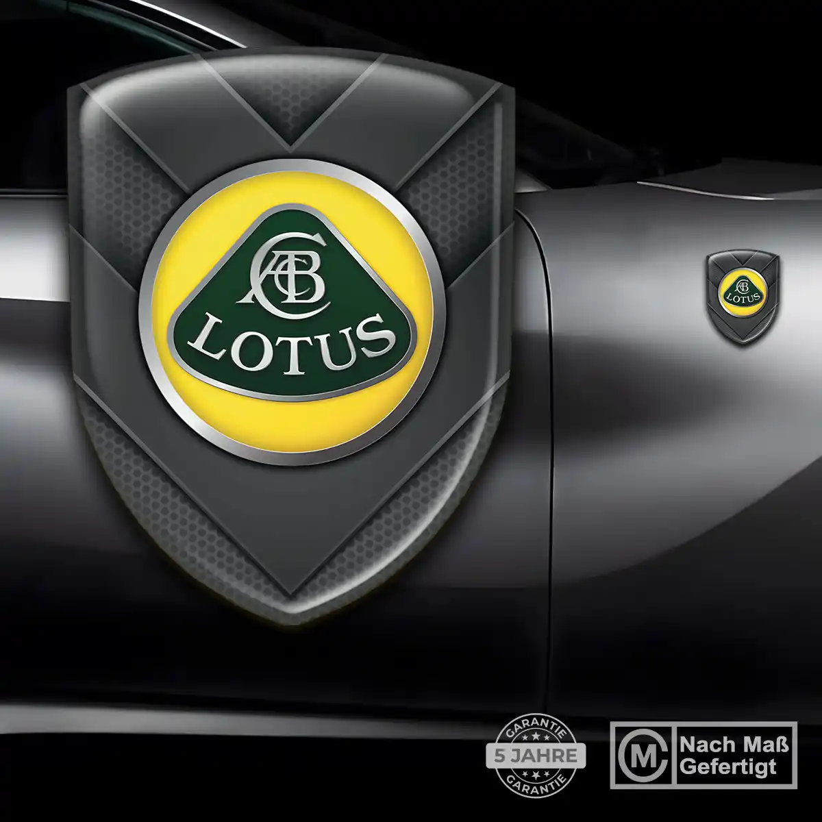 Lotus Silikon Aufkleber Wappen Auto Interieurdesign