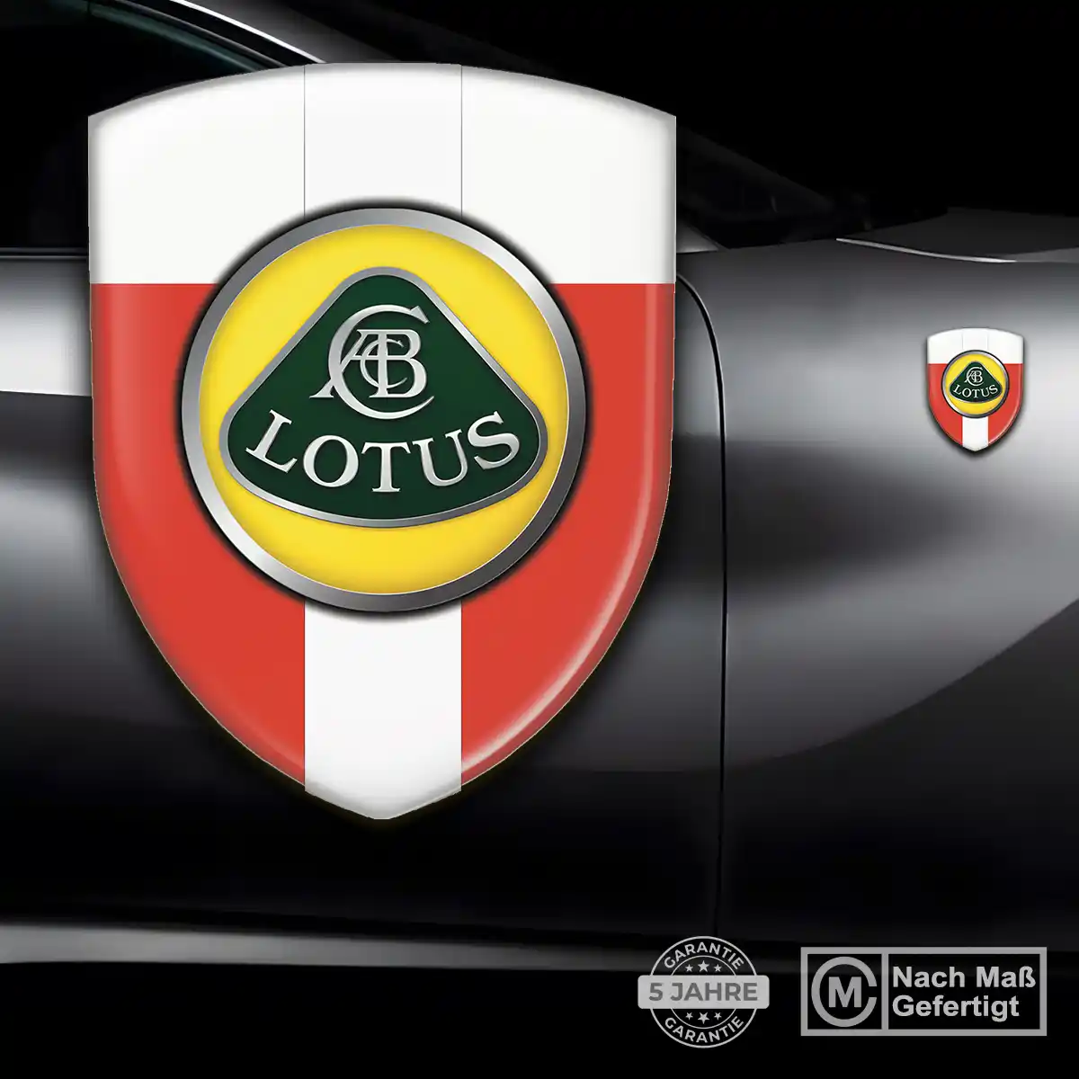 Lotus Silikon Aufkleber Wappen Auto Limitierte Auflage