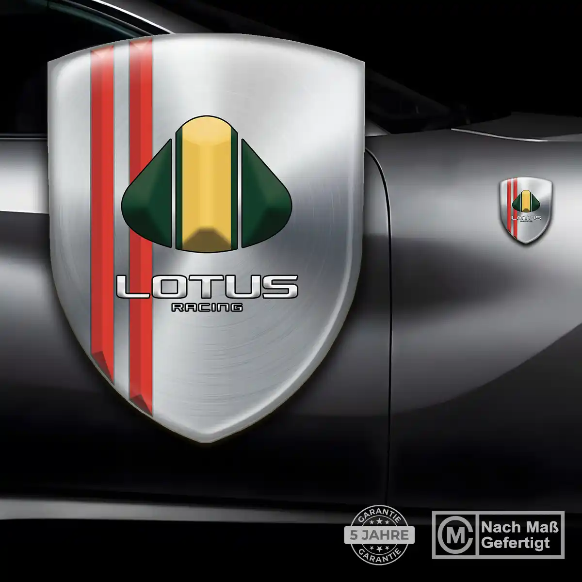 Lotus Silikon Aufkleber Wappen Auto Markenedition