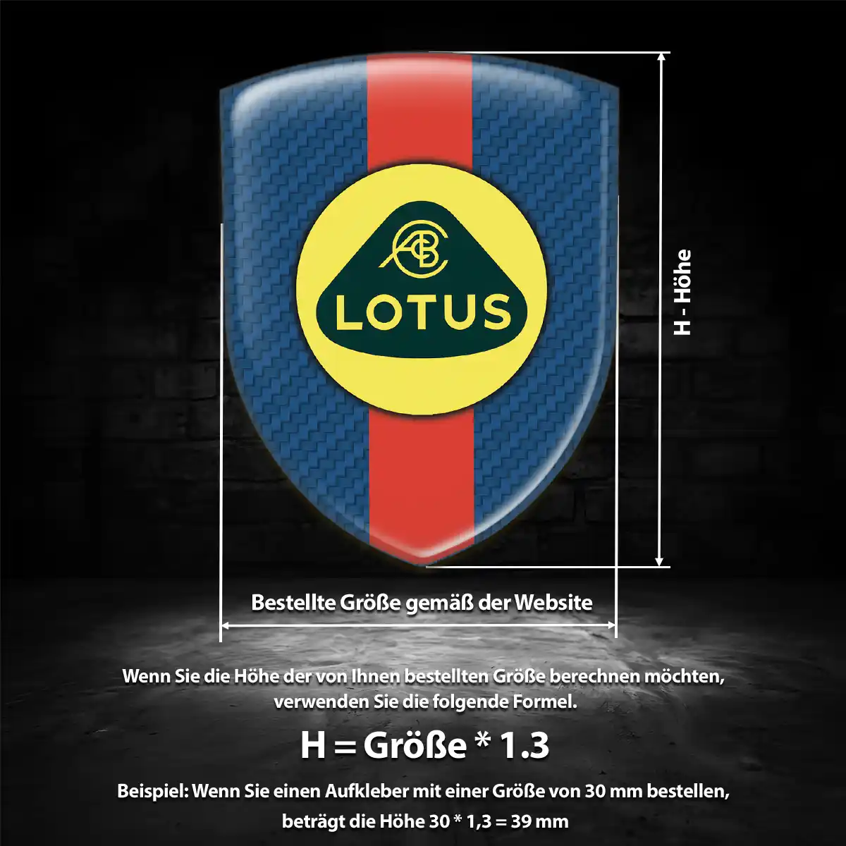 Lotus Silikon Aufkleber Wappen Auto Modernes Design