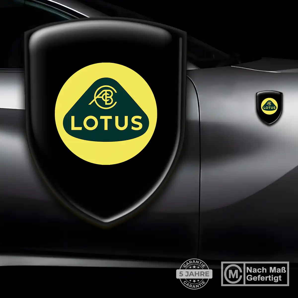 Lotus Silikon Aufkleber Wappen Auto Stilvolles Design