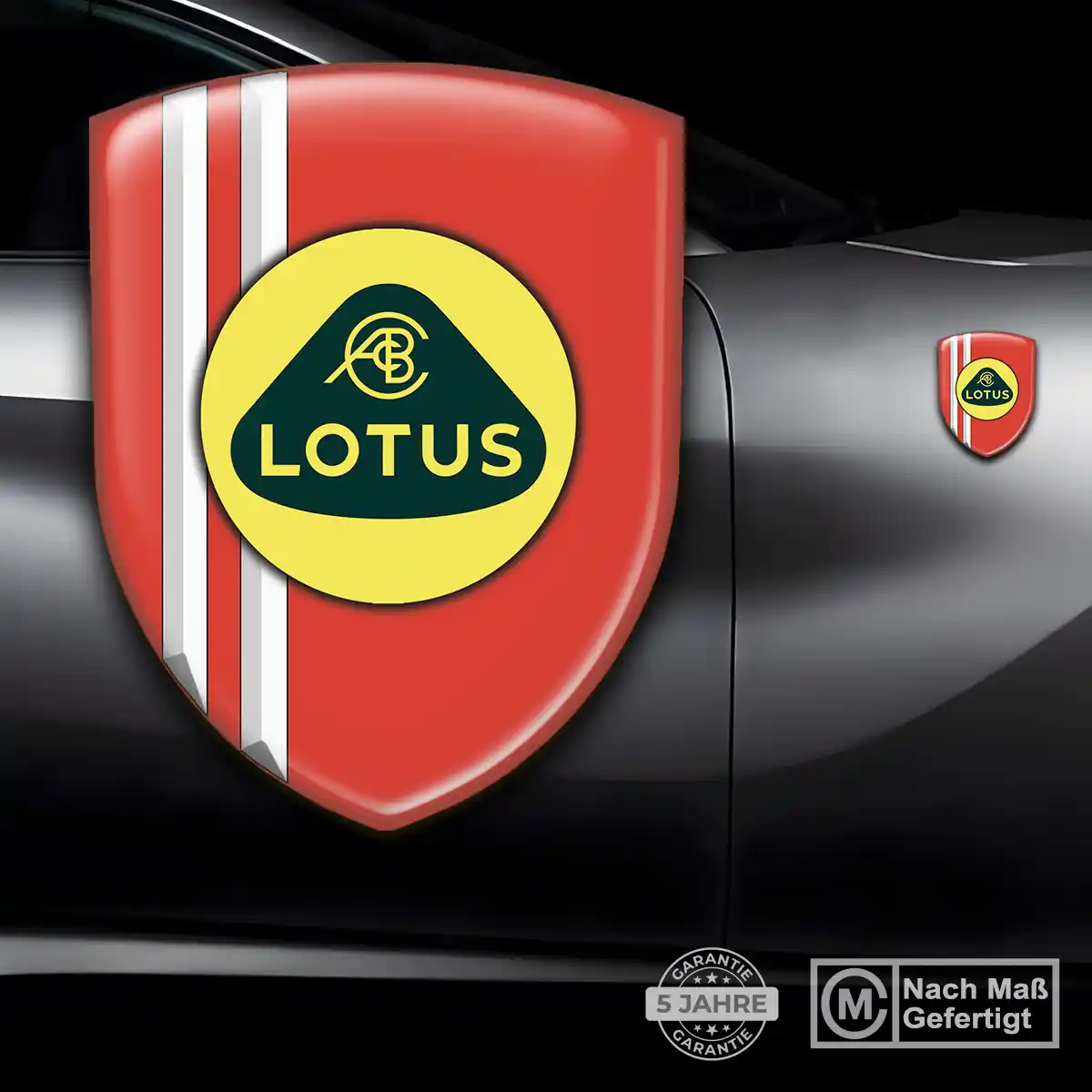 Lotus Silikon Aufkleber Wappen Auto Tuningfahrzeug